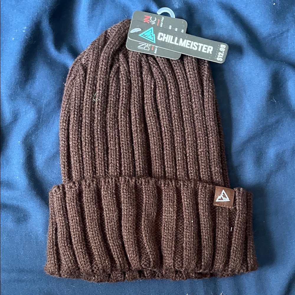 Brown Knit Beanie